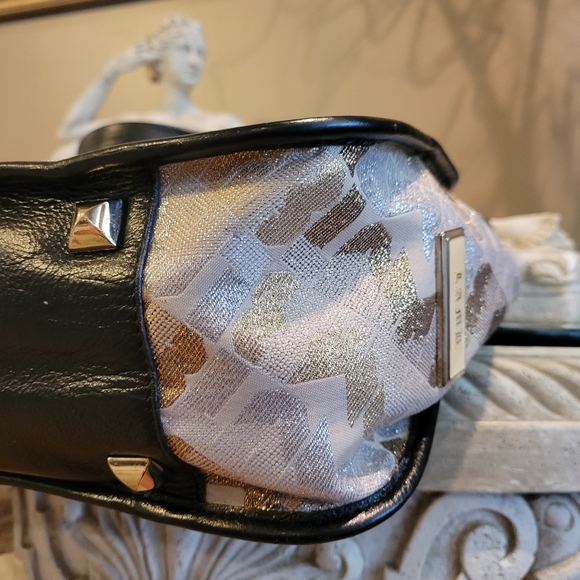 L.A.M.B. by Gwen Stefani Gold Glam Satchel Shoulder Tote Luxury Designer #551 - Picture 13 of 17